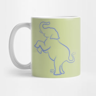 Elephant Kicking Mug